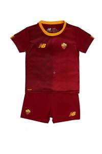 Fotbalové Dres AS Roma Dětské Domácí Oblečení 2022-23 Krátký Rukáv (+ trenýrky)